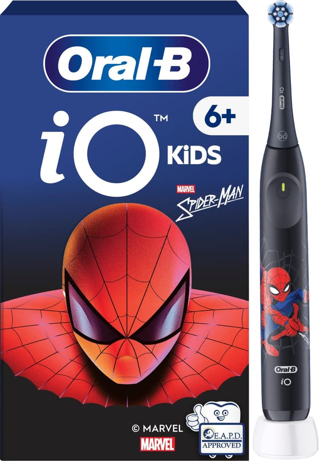 Oral-B iO2 Kids Spiderman elektrisk tandborste för barn 931380 (svart)