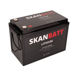 SKANBATT Lithium Batteri 12V 200AH 200A BMS (345x190x245mm)