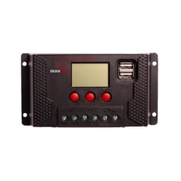 SKANBATT Solcelleregulator PWM 12/24V 10A (SCK10DU)
