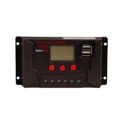 SKANBATT Solcelleregulator PWM 12/24V 20A (SCK20DU)