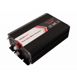 SKANBATT Inverter 12V 1000W Ren Sinus m/Trådløs Fjernkontroll