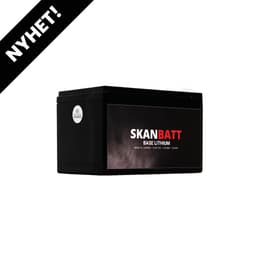 SKANBATT Base Lithium - 12V 12Ah 10A BMS - 151x98x95mm - 3 Års garanti
