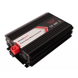 SKANBATT Inverter 12V 2000W  Ren Sinus m/Trådløs Fjernkontroll
