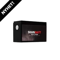 SKANBATT Base Lithium - 12V 9Ah 10A BMS - 150x65x95mm - 3 Års garanti