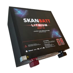 SKANBATT V2 Bobil ""Under setet"" modell 12V 480Ah - 150A BMS - HEAT - Bluetooth