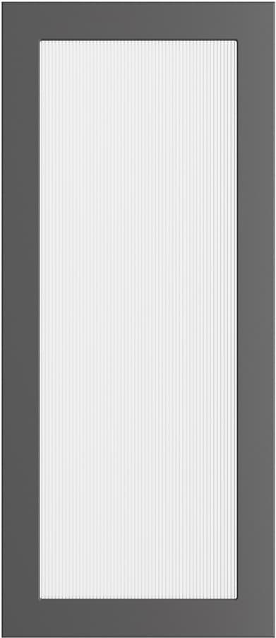 Epoq Trend Graphite räfflad glasdörr 40x92
