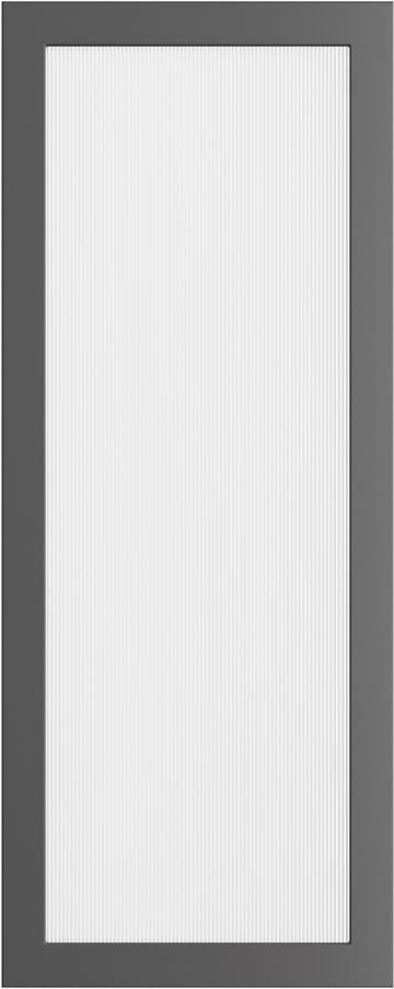 Epoq Trend Graphite räfflad glasdörr 50x125