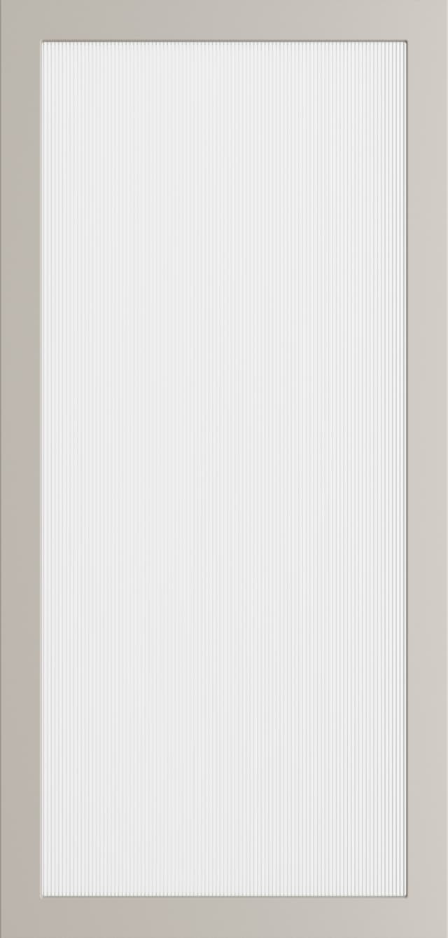 Epoq Trend Greige räfflad glasdörr 60x125