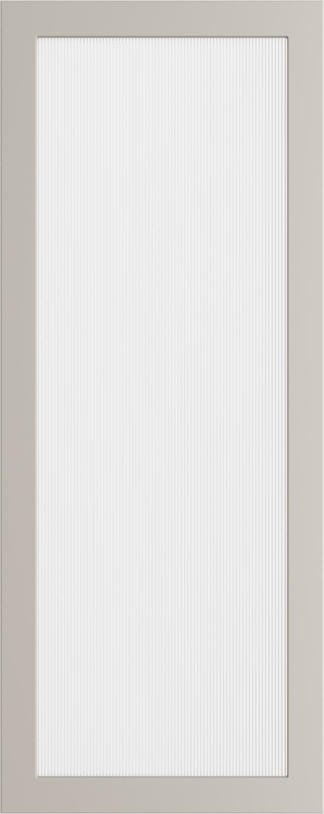 Epoq Trend Greige räfflad glasdörr 50x125