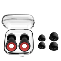 Støyreduserende ørepropper Svart+rød