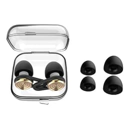 Ovale D-serie vandbølge støjreducerende ørepropper - overlegen komfort og støjreduktion Sort guld