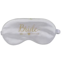 Dobbeltsidig ensfarget sovemaske i silke for bedre søvn Grå