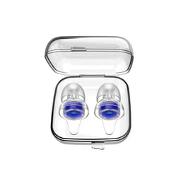 Huippuluokan melua vaimentavat korvatulpat - puoliympyrän muotoiset, läpinäkyvät, yksikerroksiset - Standard Edition Sininen