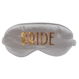 Dobbeltsidig ensfarget sovemaske i silke for bedre søvn Grå