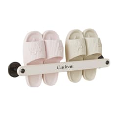 Veggopphengt Hylle for Håndklær/Sko - Plassbesparende ABS-organisator M