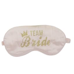 LYXIG BRIDE ÖGONMASK I SILKE - PERFEKT FÖR BRUDEN, MJUK OCH BEKVÄM Ros