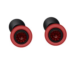 Punaiset silikoniset melua vaimentavat korvatulpat sisäisellä suodattimella – täydellinen nukkumiseen ja uimiseen