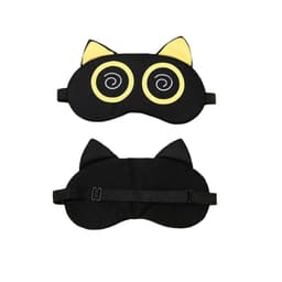 Kylande Ögonmask - Svart med Gula Cirklar (2-pack)