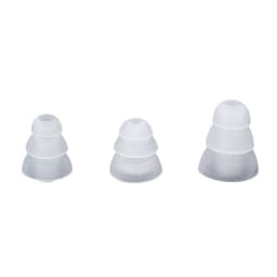 Silikoniset korvatulpat 4-4,5 mm, 3 kokoa Läpinäkyvä