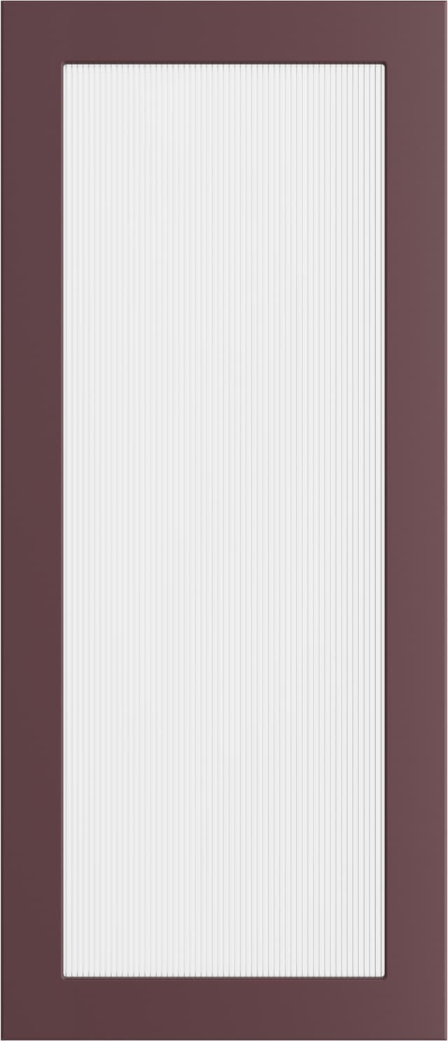 Epoq Trend Burgundy räfflad glasdörr 40x92