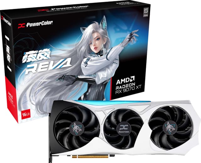 Powercolor HELLHOUND REVA AMD Radeon RX 9070 XT 16GB grafikkort