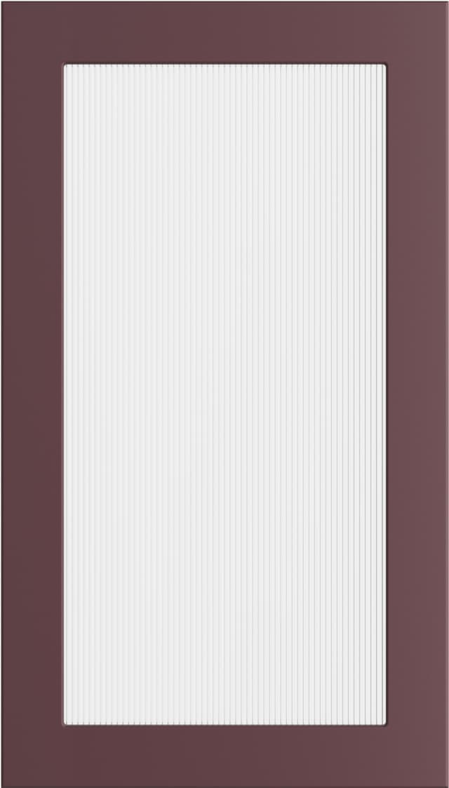 Epoq Trend Burgundy räfflad glasdörr 40x70