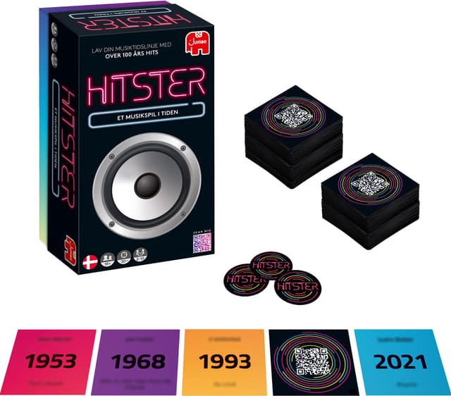 Jumbo Hitster Original Danish Soundtracks kortspil
