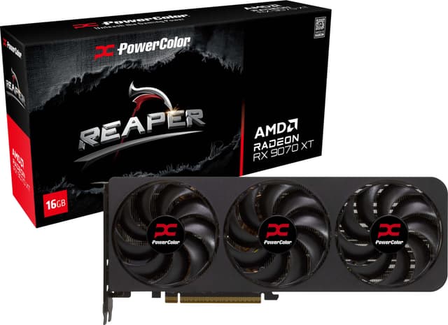 Powercolor HELLHOUND AMD Radeon RX 9070 XT 16GB grafikkort - Elkjøp