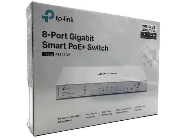 TP-Link Festa FS308GP V1 Switch 8-portars Gigabit Ethernet PoE+
