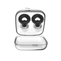 Melua vaimentavat korvatulpat nukkumiseen - sydämenmuotoinen musta painos helmiäishohtoisella kotelolla