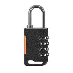 Sink Alloy Kombinasjonshengelås - Sikre Ditt Treningsskap, Bagasje og Skap Sort