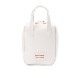 Skjellformet sminkepung - Stilig og romslig makeup-organizer Hvit