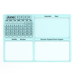 Magnetisk kalenderkylmagnet Blå