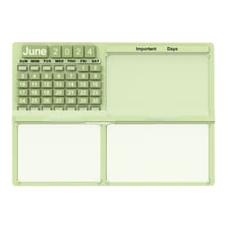 Magneettinen kalenteri Jääkaappimagneetti Sininen