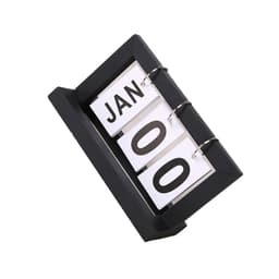 Minimalistisk evigvarende kalender i tre Sort