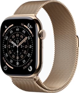 Apple Watch S11 46mm CEL (Gold Titanium/Gold Milanese Loop) M/L