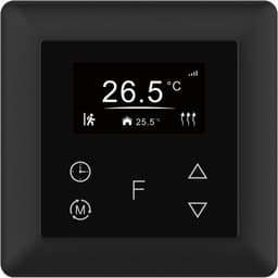 Namron Z-Wave Touch Termostat 16A Sort