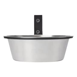 8-tommers veggmontert sammenleggbar kjæledyrskål i rustfritt stål