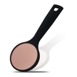 Tofelts fotfil for glatte føtter Sort