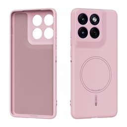 SKALO Motorola Edge 70 ABEEL Liquid Silicone Skal - Rosa