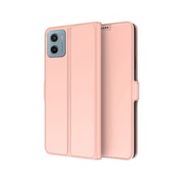 SKALO Motorola Moto G06 Power 4G Ultratyndt design Flip Cover - Rosa guld