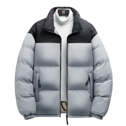 Lämmitetty puuvillatakki: USB-virtalähteellä toimiva lämmin talvitakki ulkoiluun Harmaa M