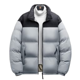 Oppvarmet bomullsjakke: USB-drevet varm vinterjakke for utendørs bruk Grå 4XL