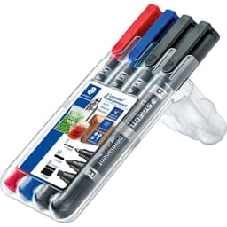 Staedtler Lumocolor 348 SWP4 Permanentmarker Sorteret