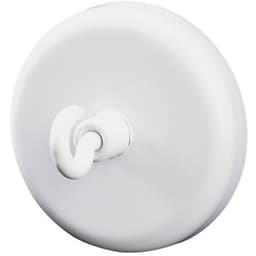 Dahle Magnet (Ø x H) 36 mm x 29 mm rund, med krog Hvid