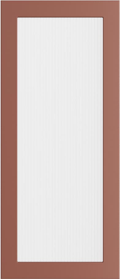Epoq Trend Red Clay räfflad glaslucka 40x92