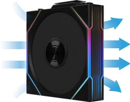 Lian Li UNI TL Trådlös 120mm PC-fläkt (svart)