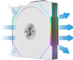 Lian Li UNI TL Wireless 120mm PC vifte (hvit)