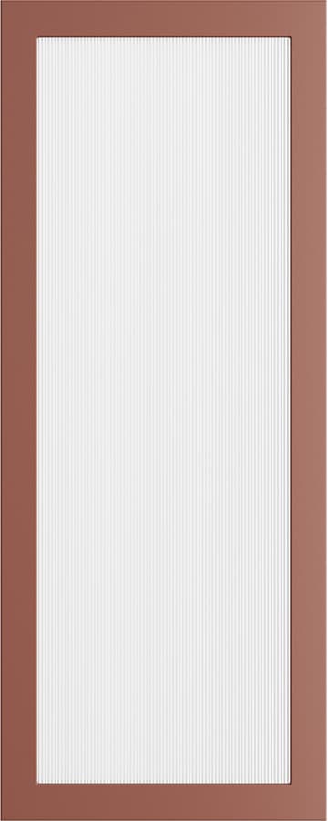 Epoq Trend Red Clay räfflad glaslucka 50x125