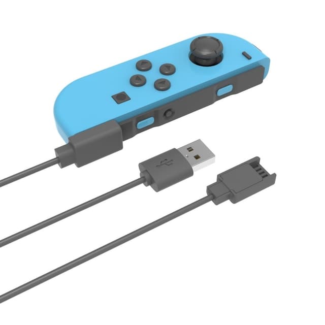 2 i 1 laddningskabel kompatibel med Nintendo Switch Joy-Con 2,5 m förlängd USB-laddarsladd